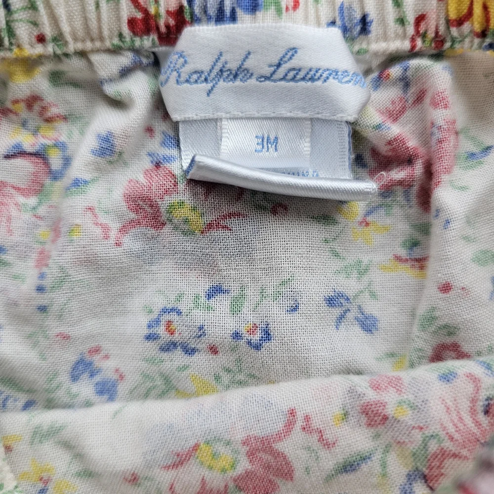 Ralph Lauren Floral Diaper Cover - Multicolor